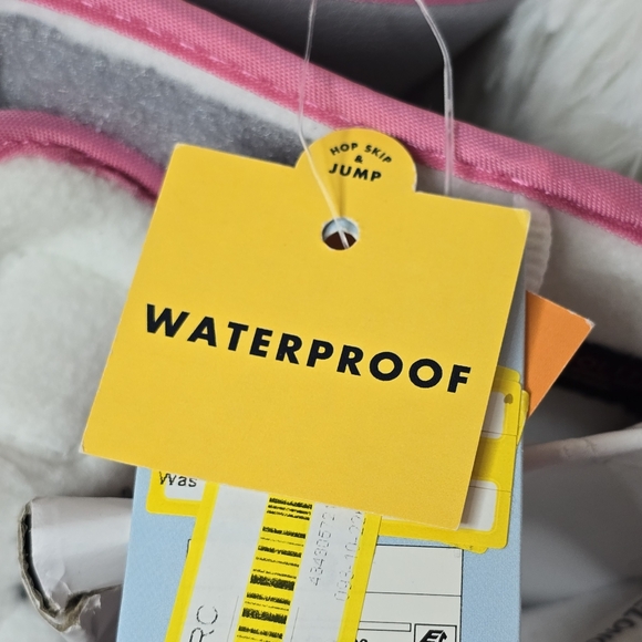 NWT Cat & Jack Toddler Girls Lenny Winter Boots 8T Gray - Picture 3 of 4